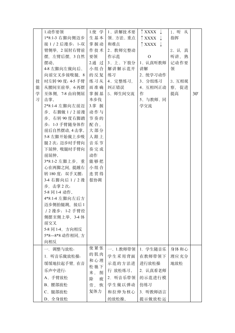 湖南科技大学体育学院教育实习教案第2页