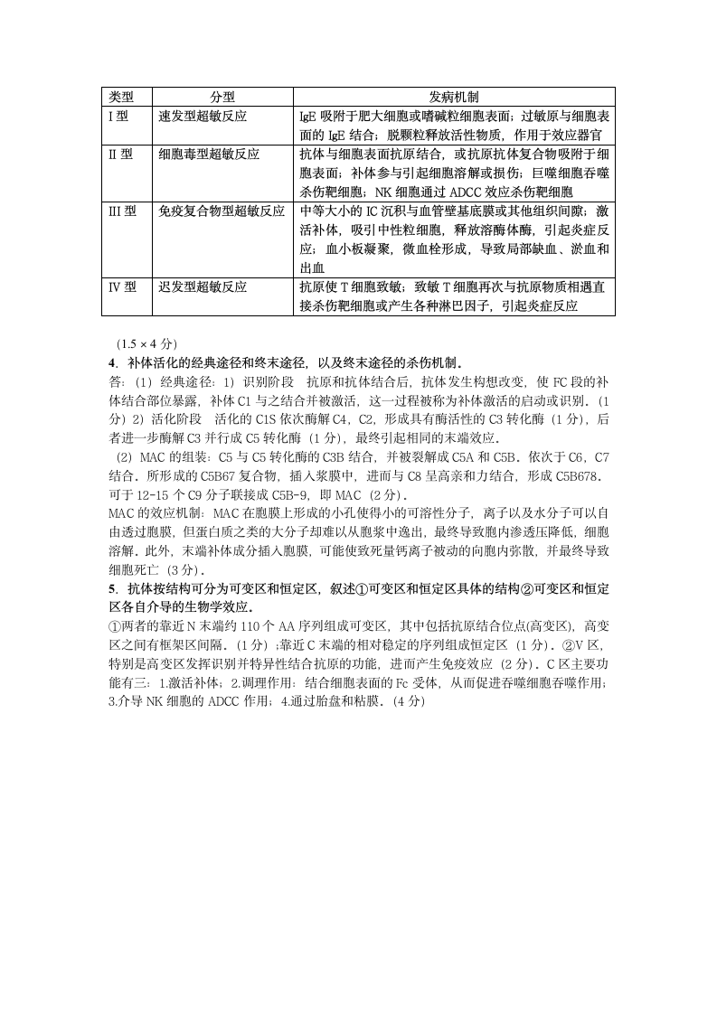 苏州大学《免疫学》A卷第5页