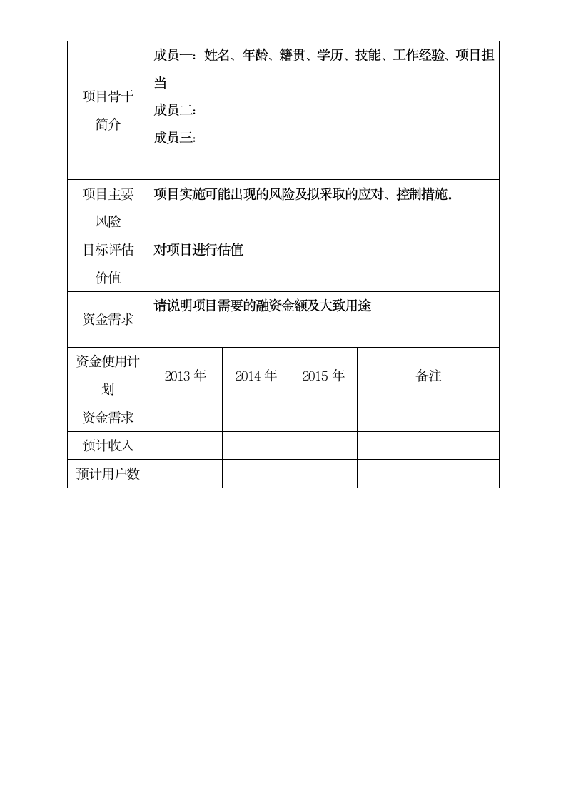 重庆城市管理职业学院2013年创业方案设计大赛方案第5页