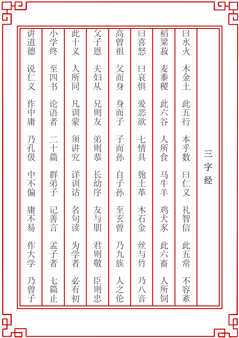 中国风三字经书法练习字帖.docx第2页