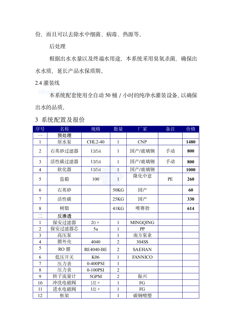 某纯净水公司工程报价.doc第5页