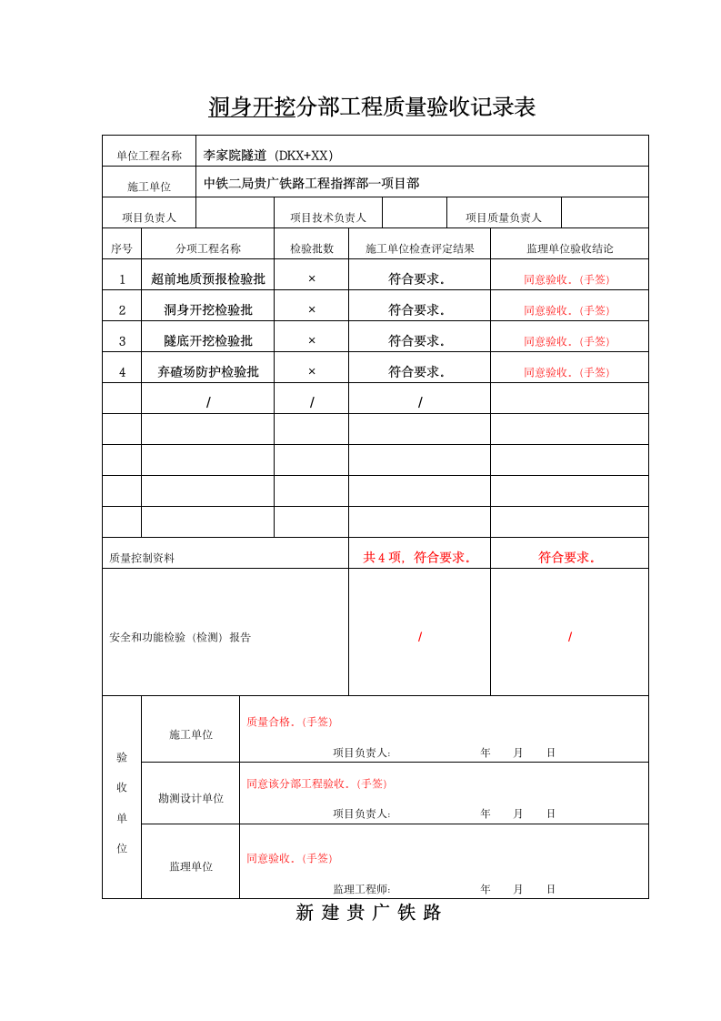 隧道分部工程质量验收表.doc第4页