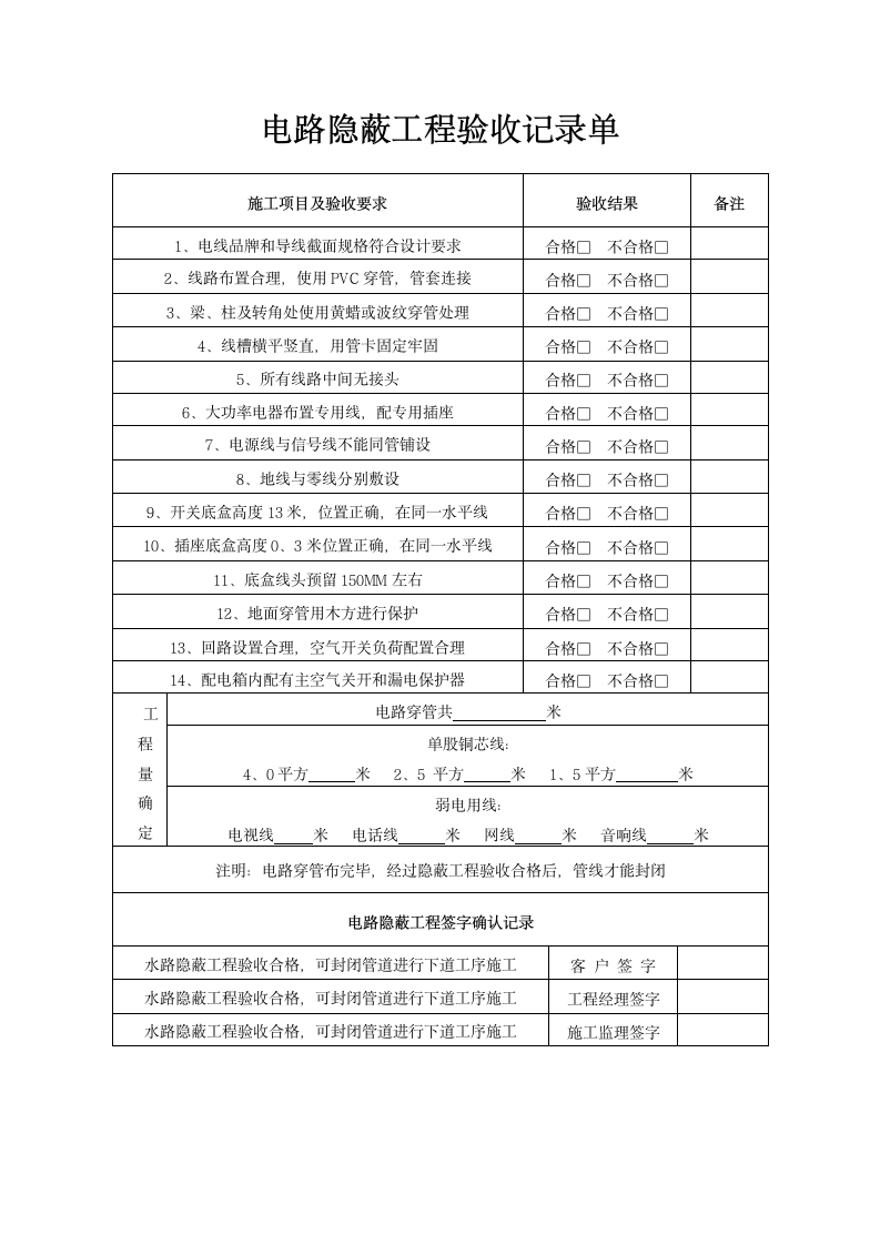 水电工程验收记录单.docx第2页