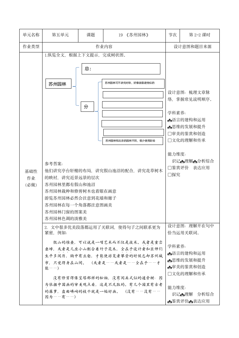 第19课《苏州园林》作业设计.doc第4页