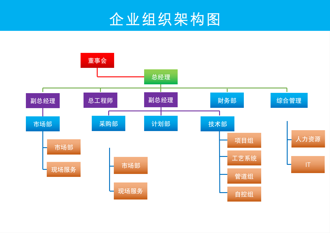 多彩企业组织架构图.docx