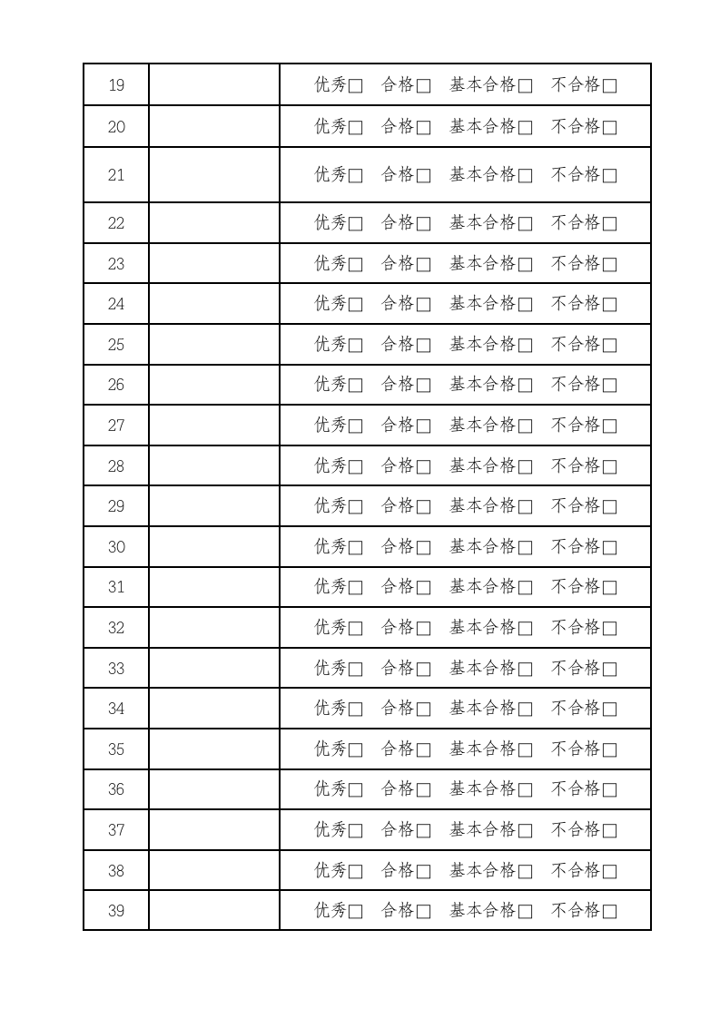 民主评议党员情况统计表.docx第2页