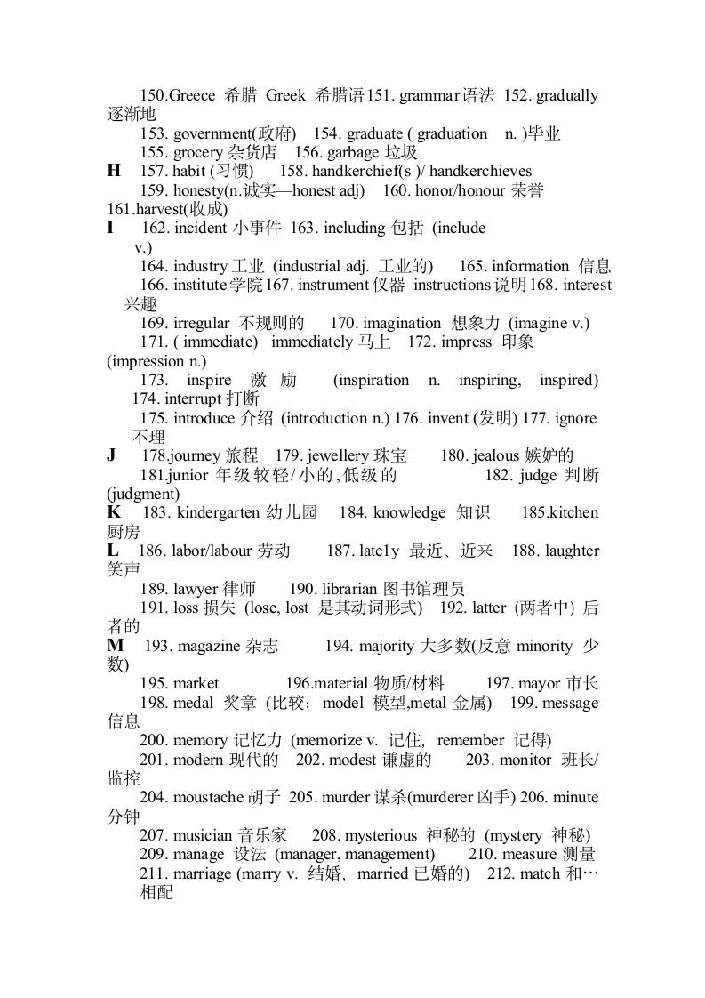 单词拼写----高考英语高频单词总结.doc第8页