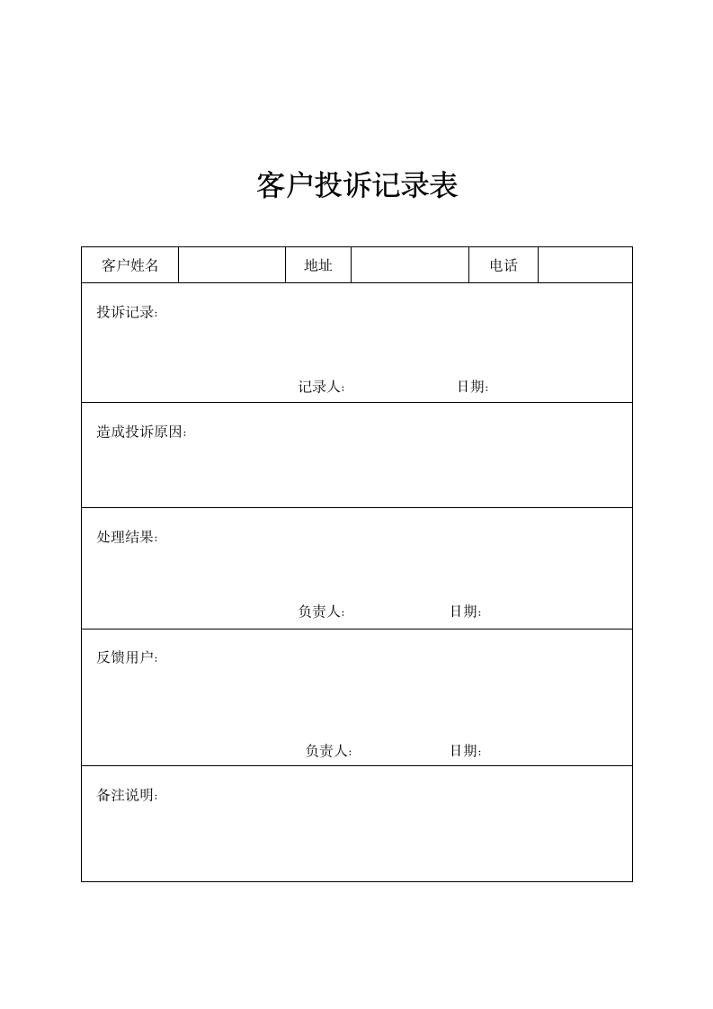 客户投诉记录表.docx第1页