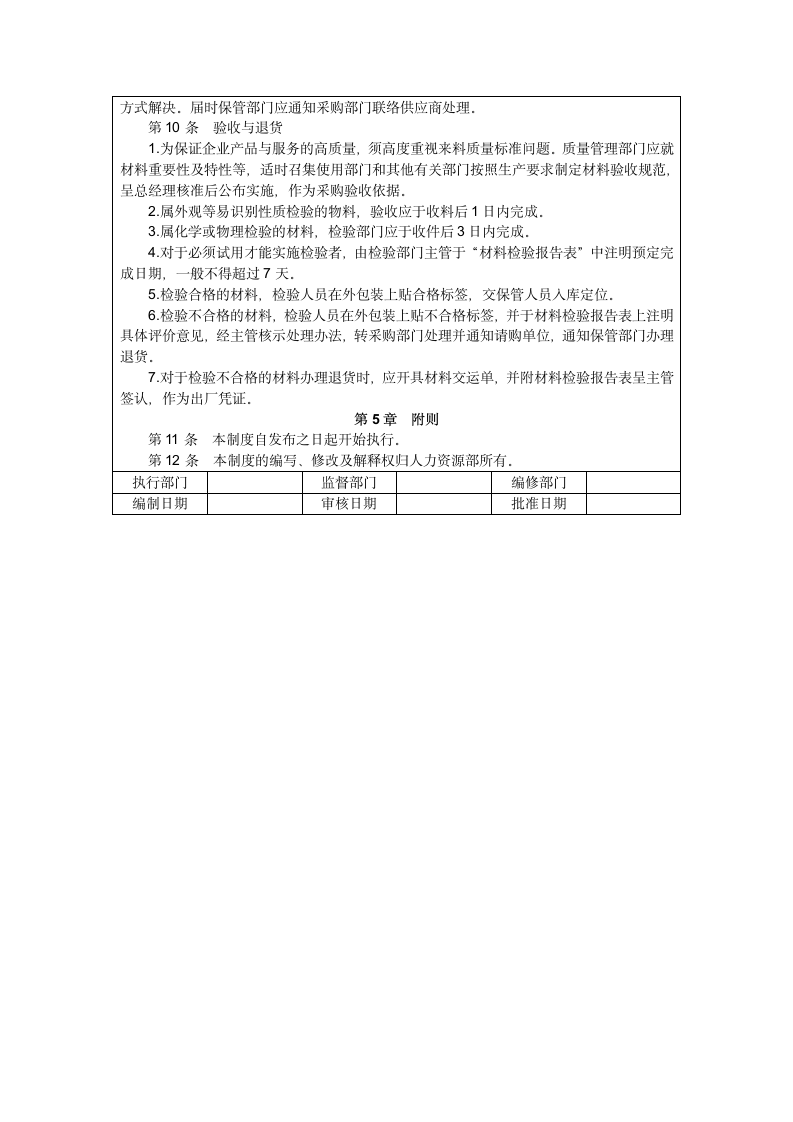 物资采购入库验收管理制度.doc第2页