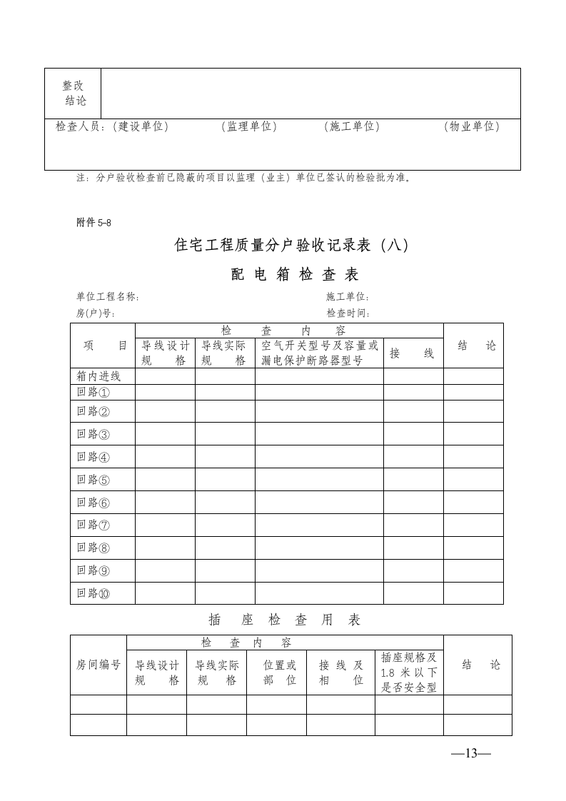 住宅工程质量分户验收的表格.doc第13页