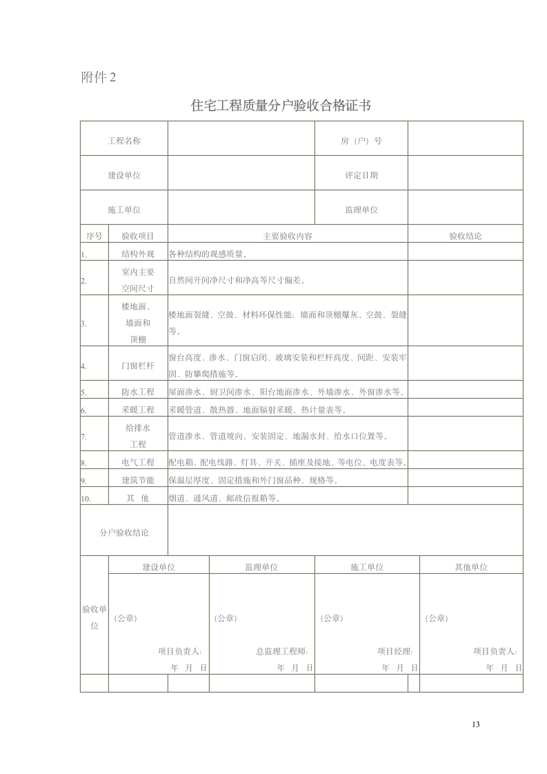 住宅工程质量分户验收实施细则.doc第13页