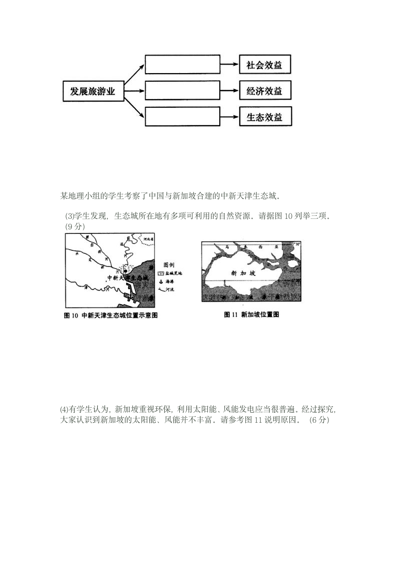 2012年天津高考试题地理部分解析第8页