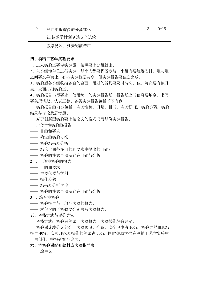 2013 酒精工艺学实验 南阳师范学院第2页