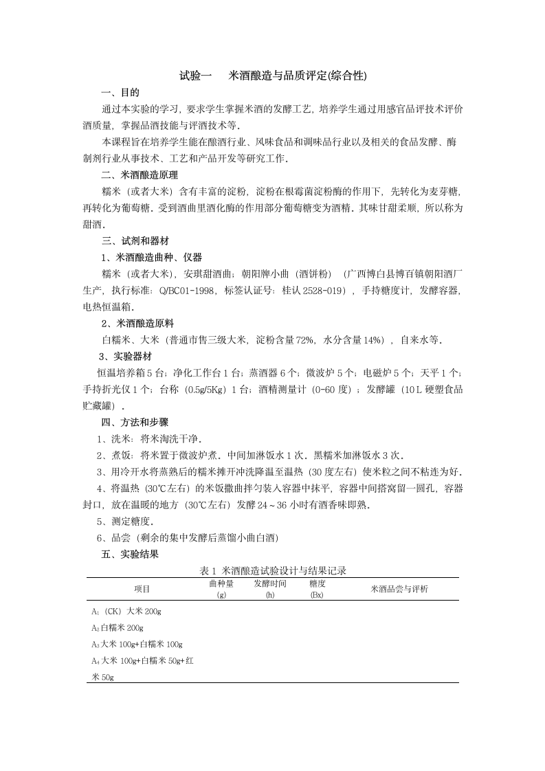 2013 酒精工艺学实验 南阳师范学院第3页