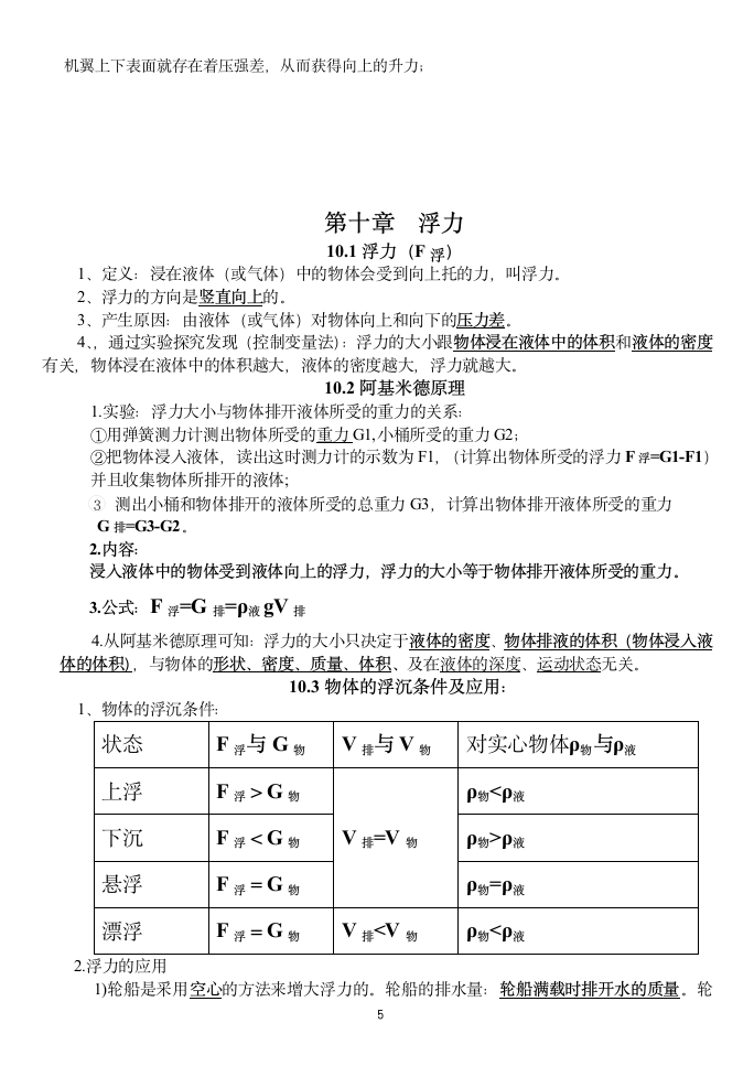 新人教版八年级物理下册知识点.docx第5页