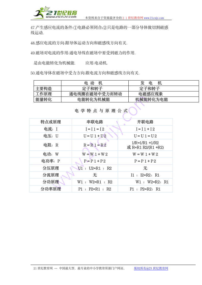 初中物理电学知识点总结.doc第4页