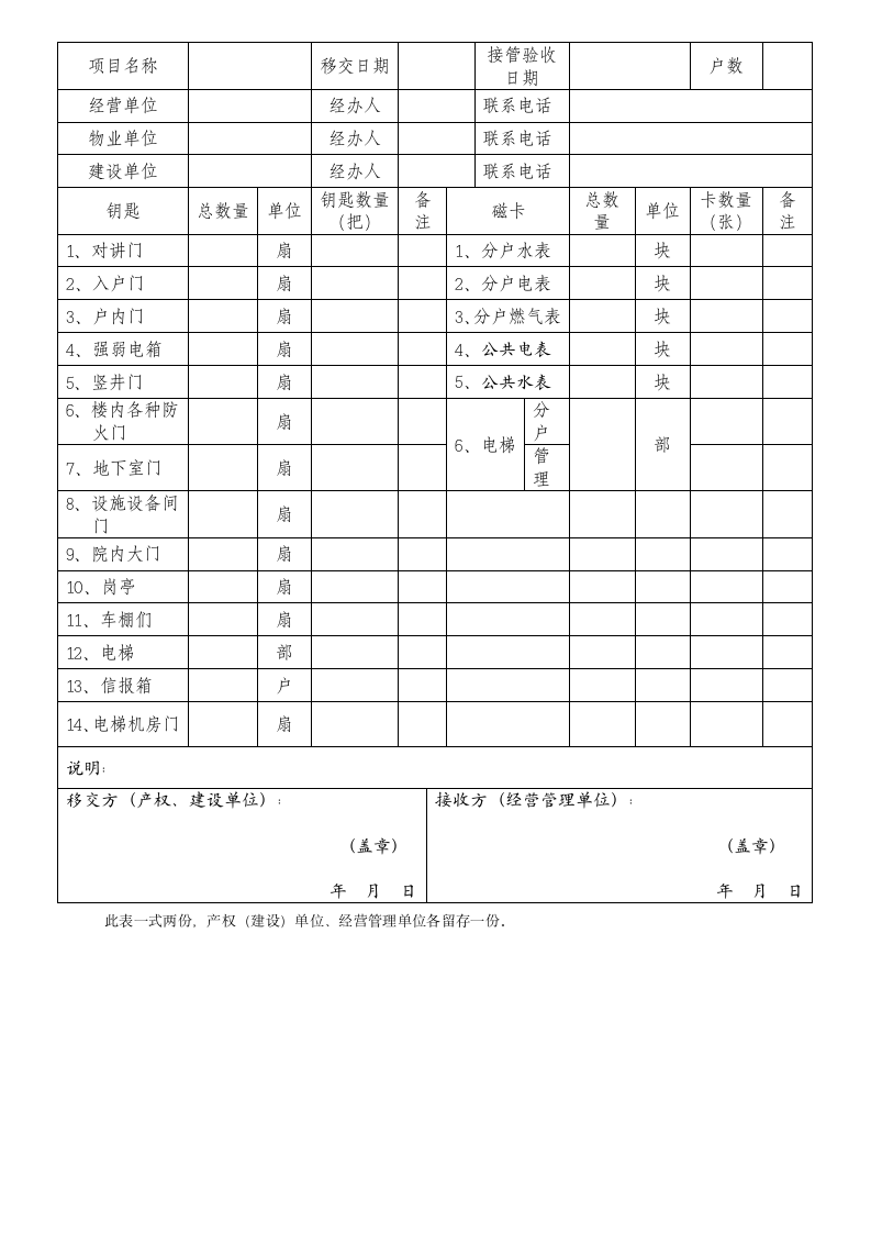 房屋全套验收、交接表及报告.doc第9页