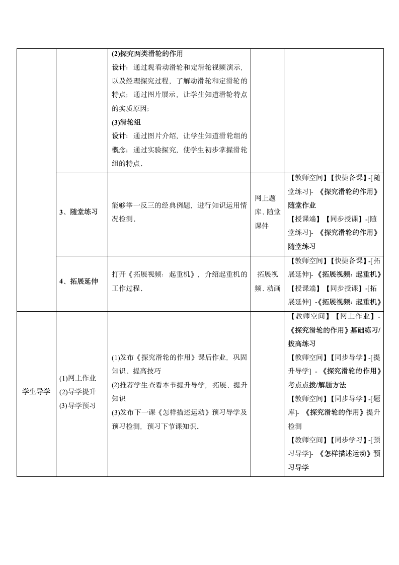 《6.6探究滑轮的作用》教案5.doc第2页