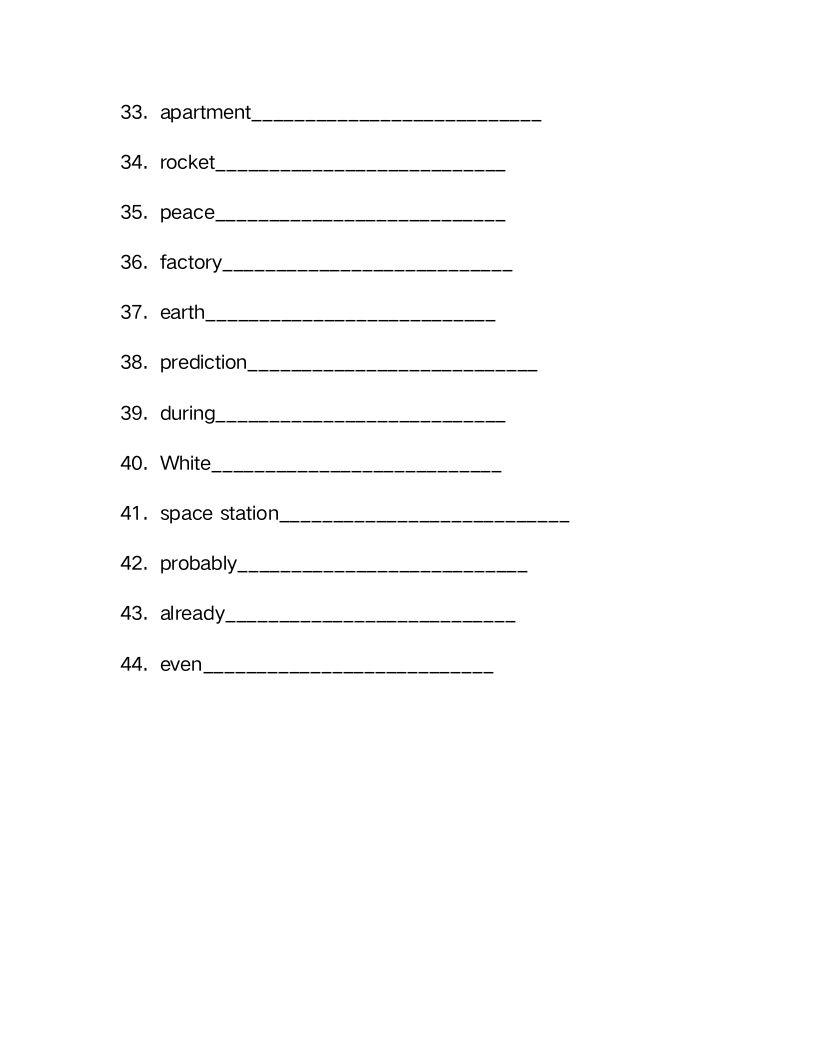 Unit 3 Will people have robots？单词检测(含答案).doc第3页