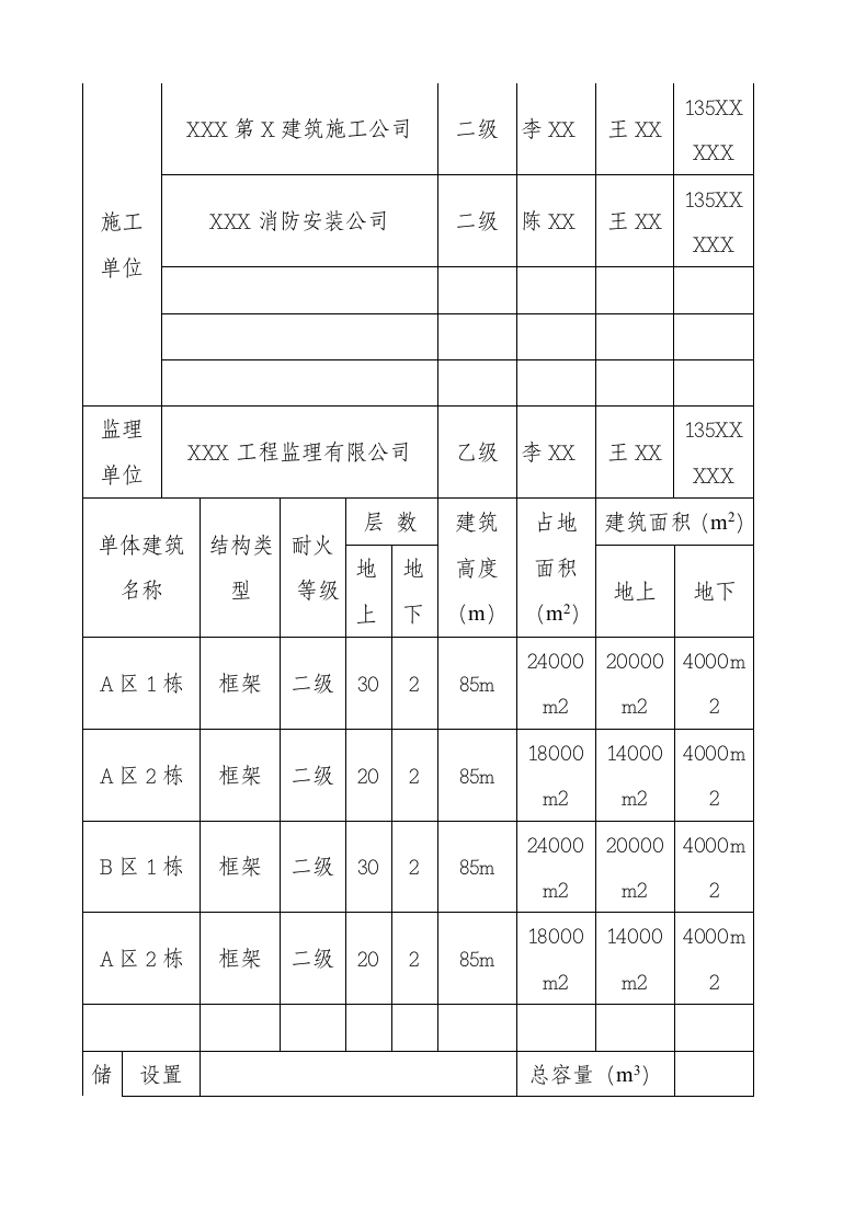 建设工程消防验收申报表模板.doc第5页