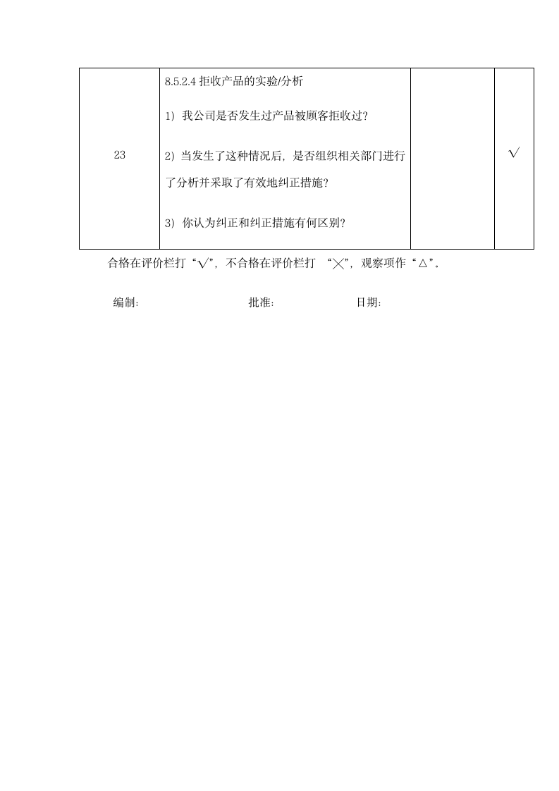 管理者代表内审检查表.docx第10页