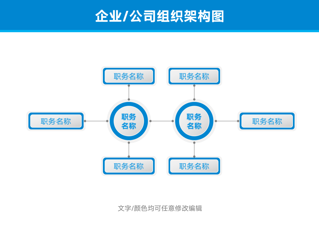 组织架构图结构图企业公司.docx