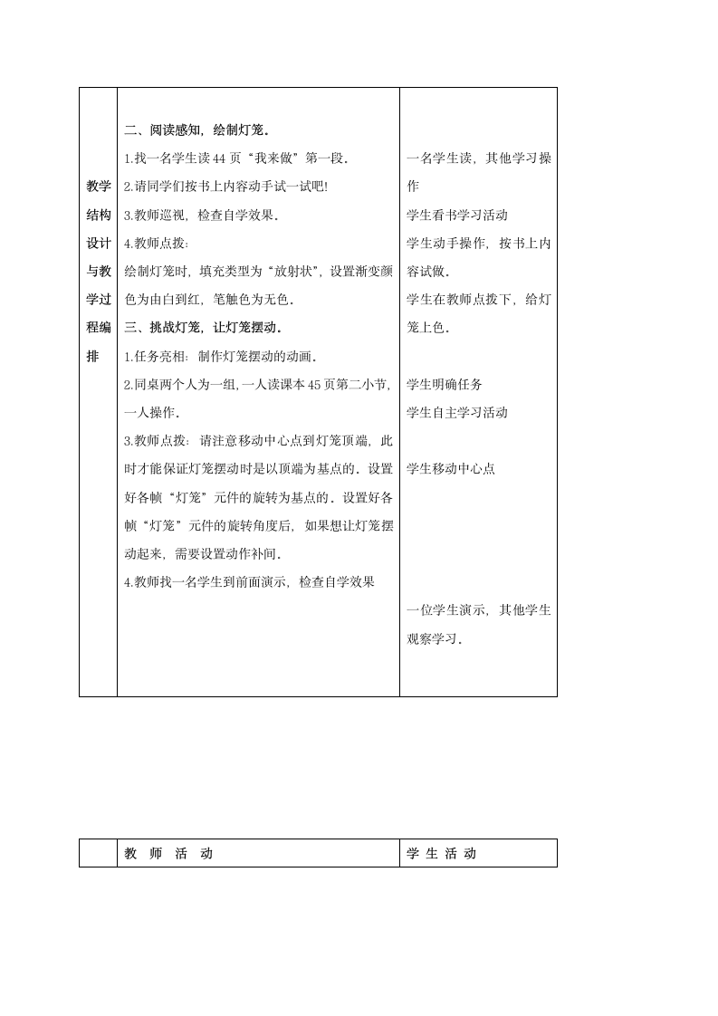 冀教版五年级上册信息技术 11.春节贺卡 教案.doc第2页