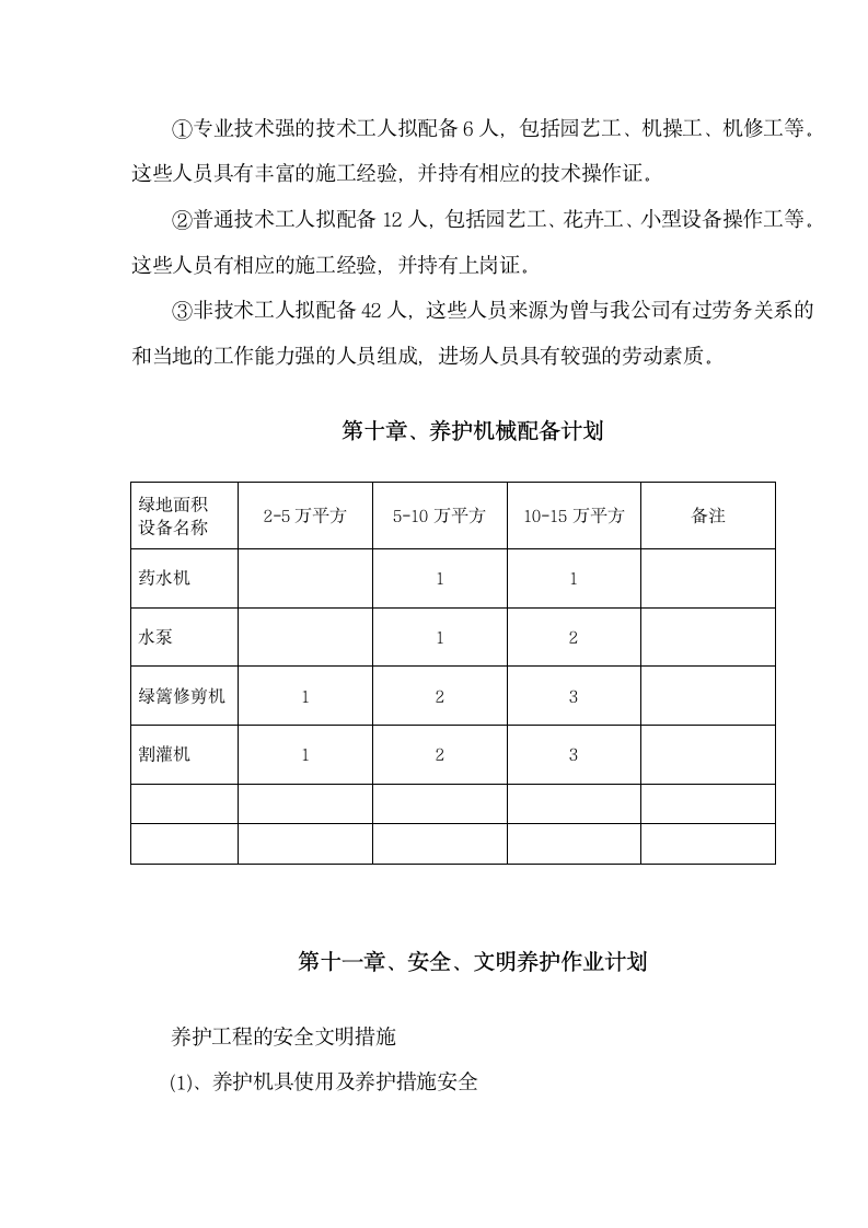 道路绿化养护施工组织设计.doc第16页