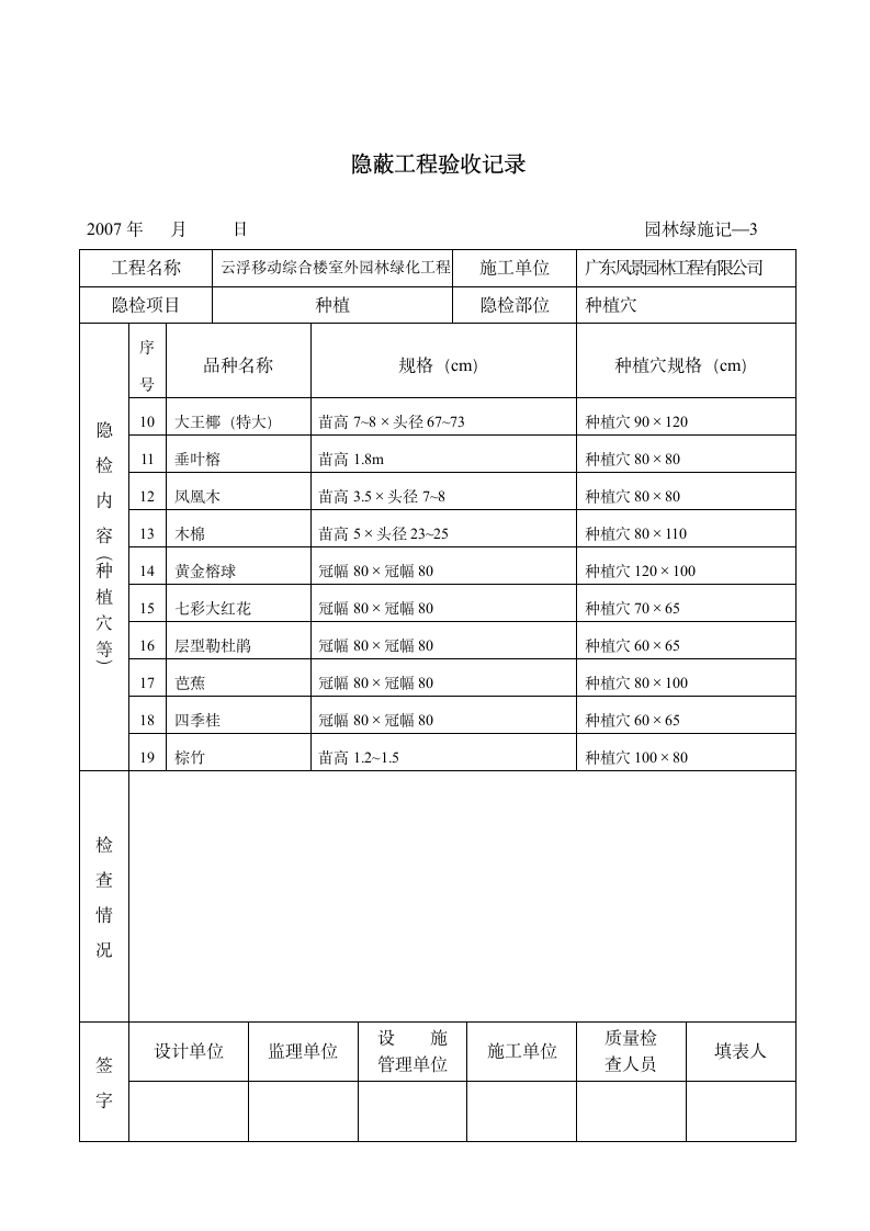 园林绿施记3隐蔽工程验收记录.doc第2页