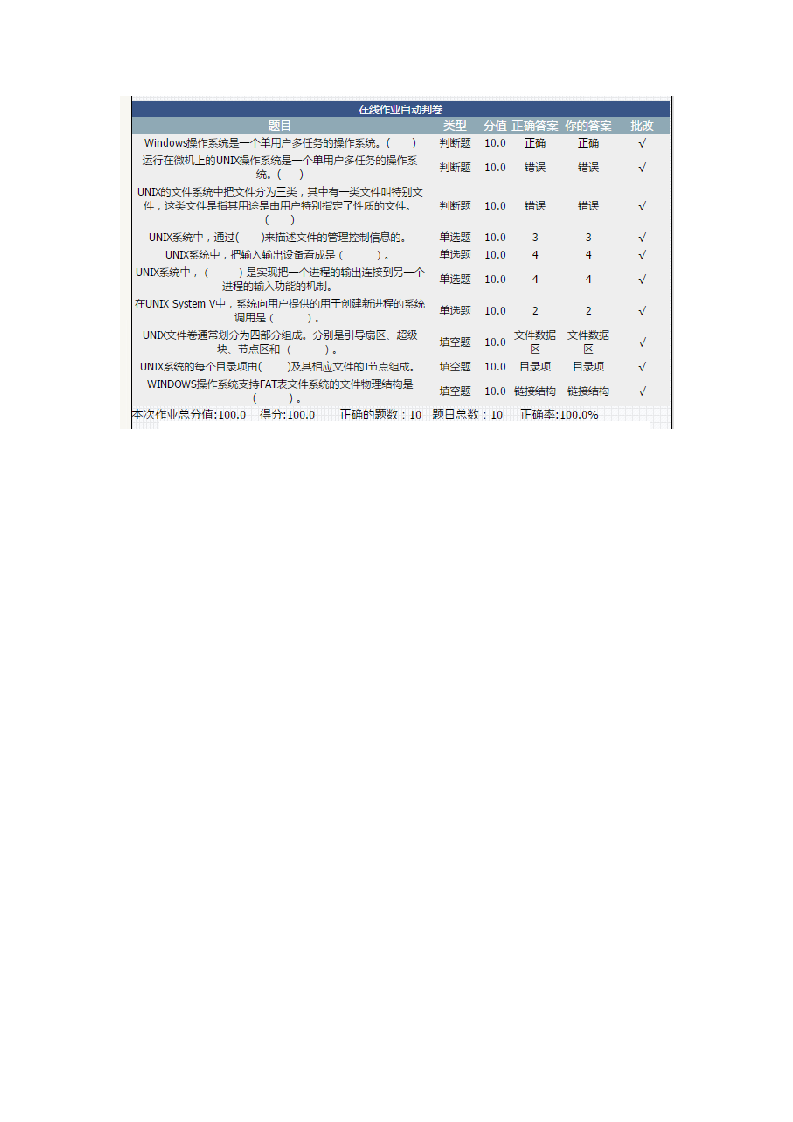 北京理工大学操作系统作业第4页