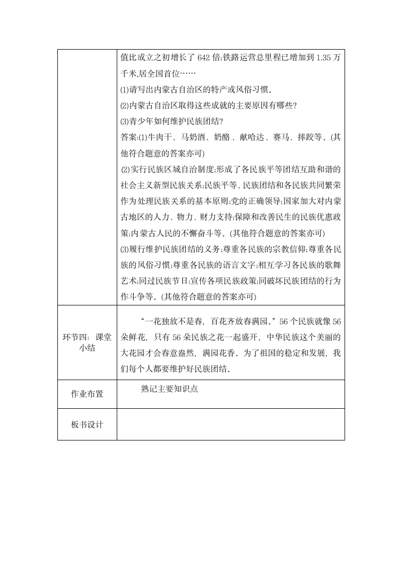 7.1 促进民族团结 教案.doc第6页