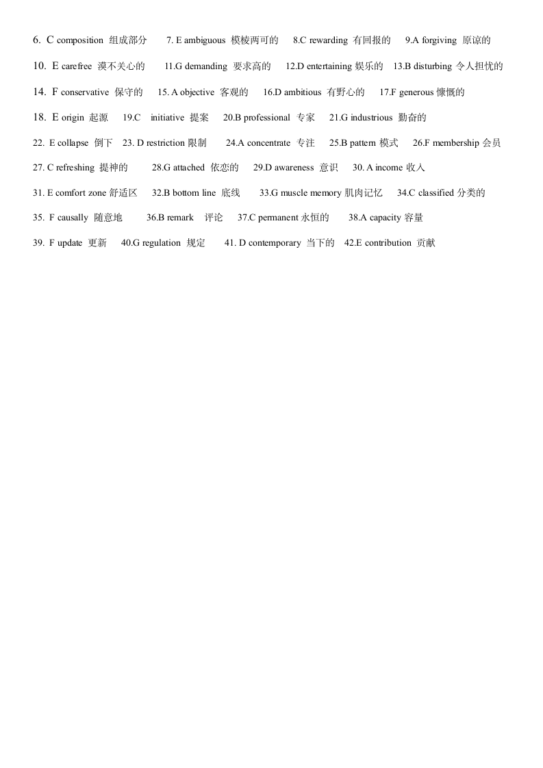 2024届高考英语真题核心高频词汇检测16（含答案）.doc第4页