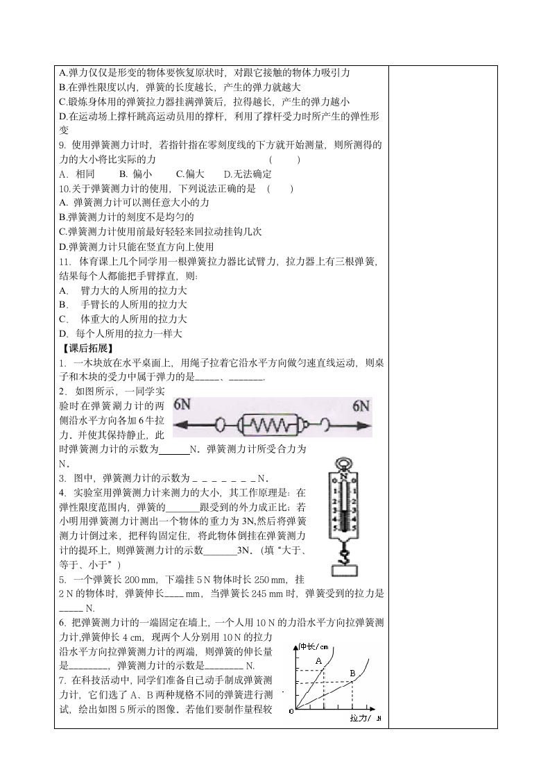 7.2弹力 学案.doc第3页