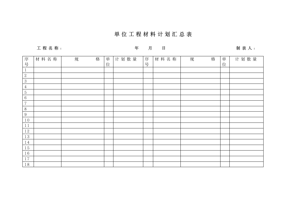 工程常用表格.doc第24页