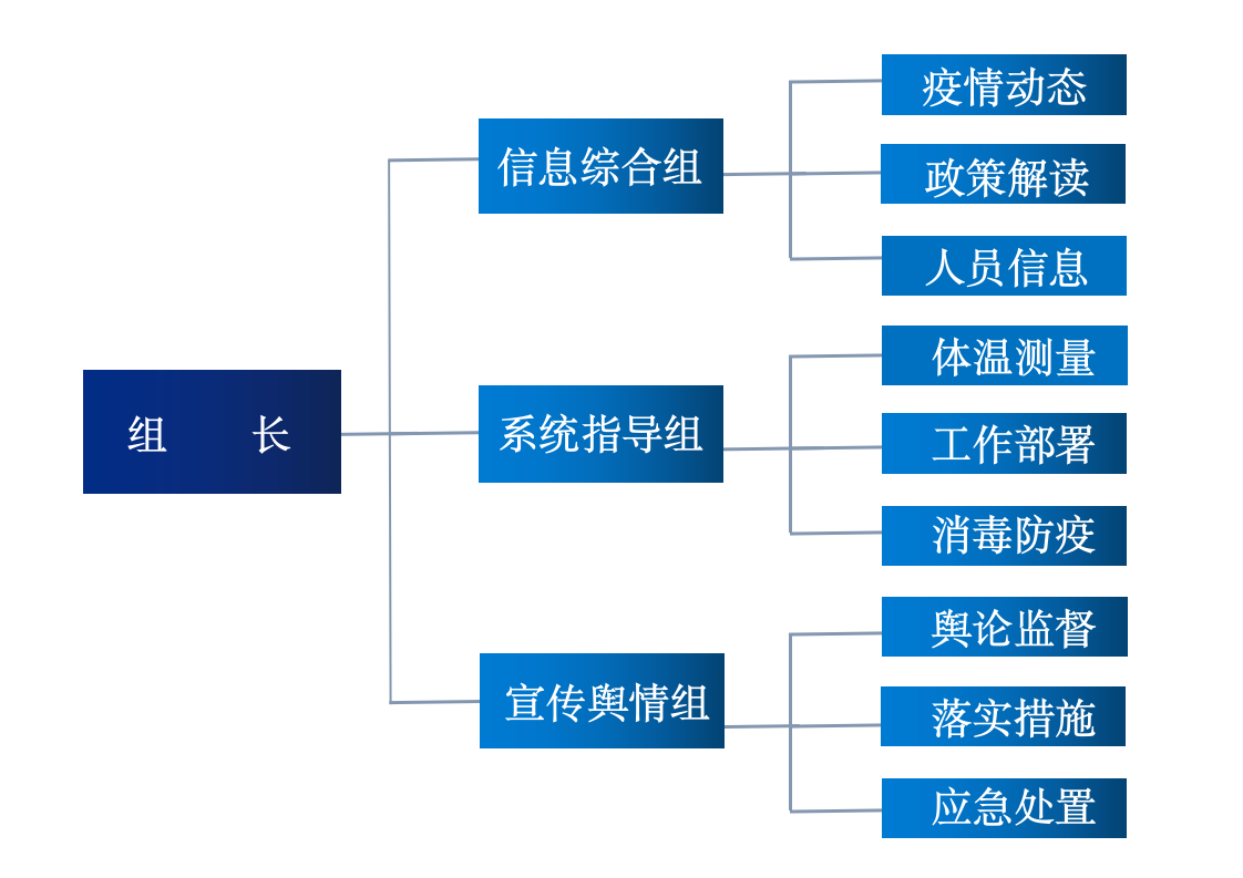 公司疫情组织架构图模板.docx