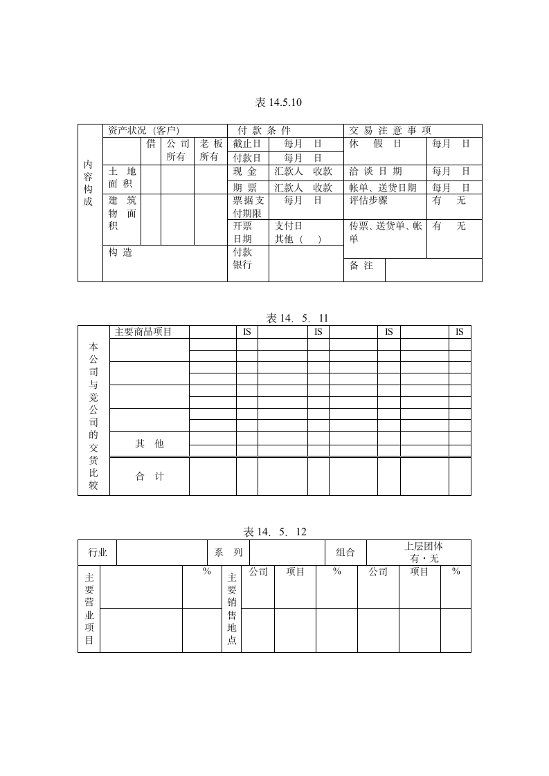 【销售管理系统】管理书表.doc第4页