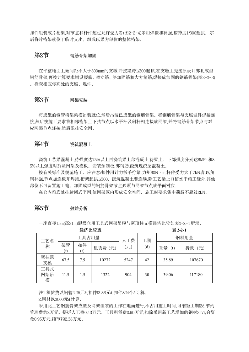 工具式网架吊模的设计与应用和施工技术.doc第2页