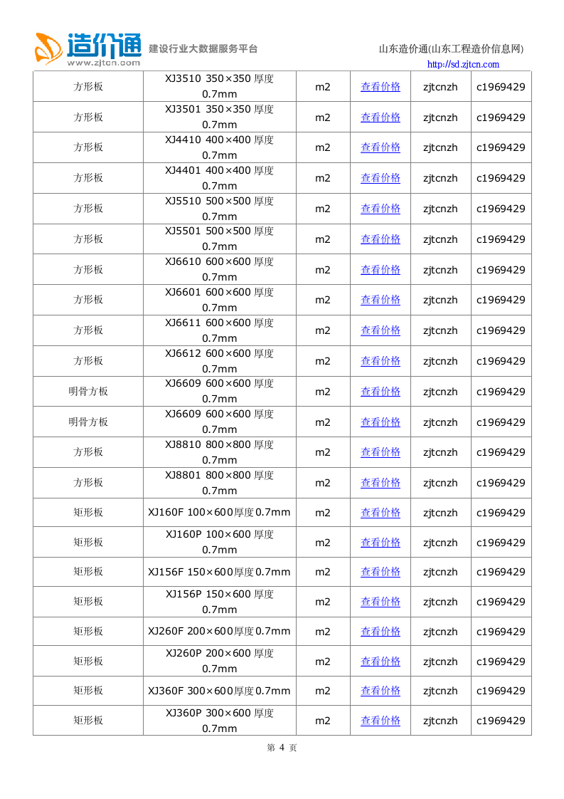 青岛信息价,最新最全青岛工程造价信息网信息价下载-造价通第4页