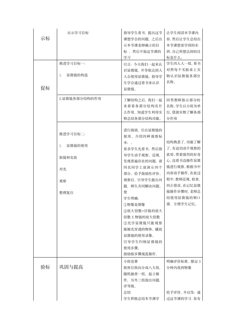 练习使用显微镜（说课教案）.doc第2页