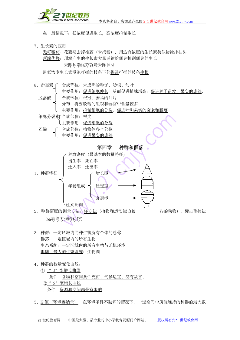 生物：必修3知识点归纳.doc第5页