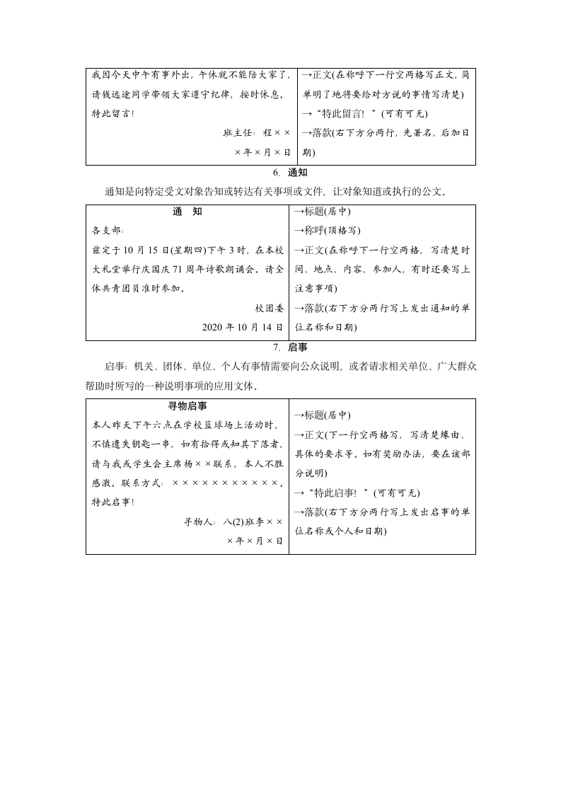 2021年中考语文常考知识必备：常见应用文写作.doc第3页