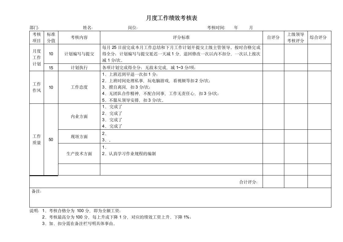 月度工作计划表.docx第3页