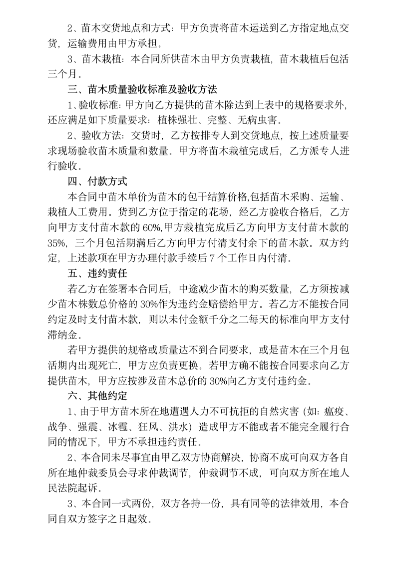 绿化苗木买卖合同.docx第2页