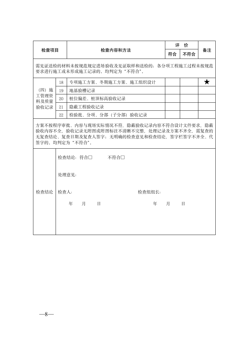 某公司春季扬尘污染治理及文明施工检查表.doc第8页