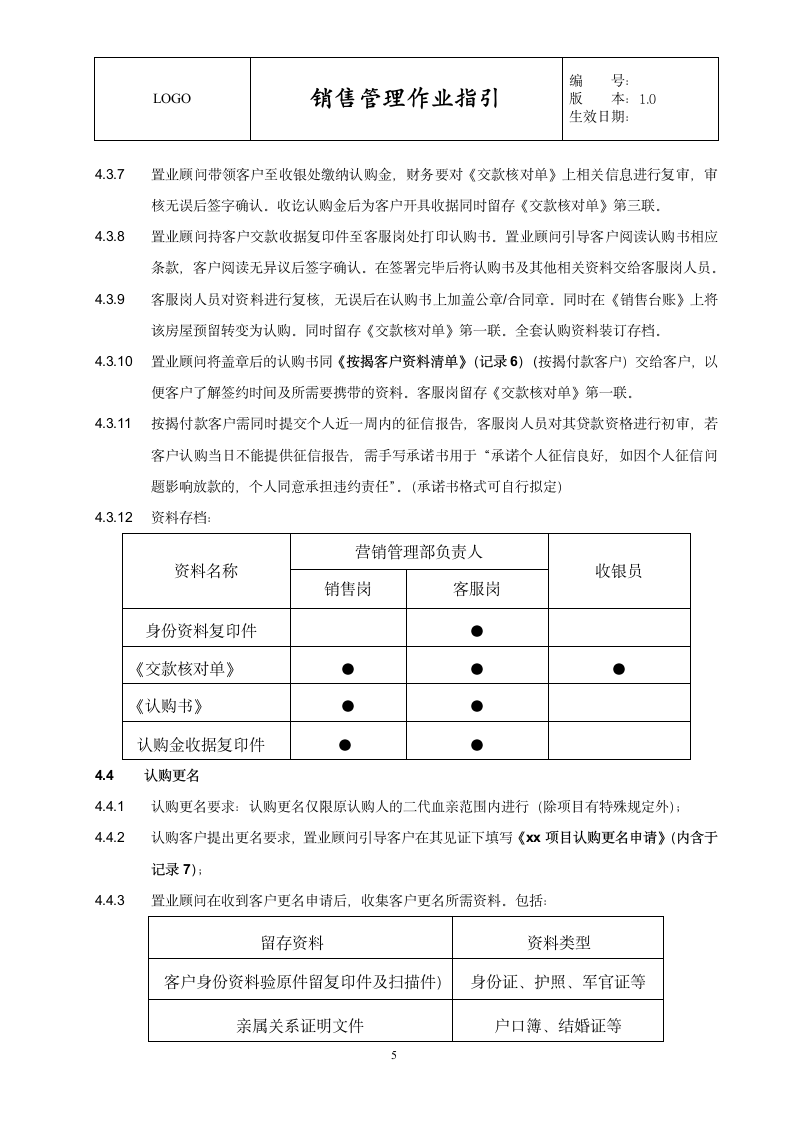 销售管理作业指引.docx第5页