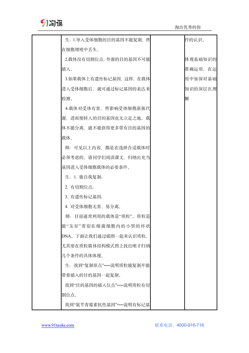 生物-人教版-选修3-教学设计6：1.1 DNA重组技术的基本工具.docx-专题1 基因工程-教学设计.docx第6页