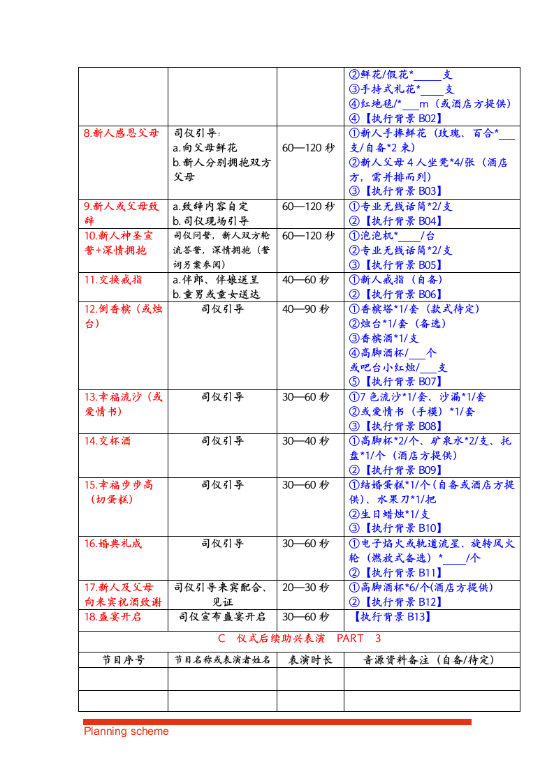 婚典仪式策划方案及道具物料租用报价清单.doc第3页