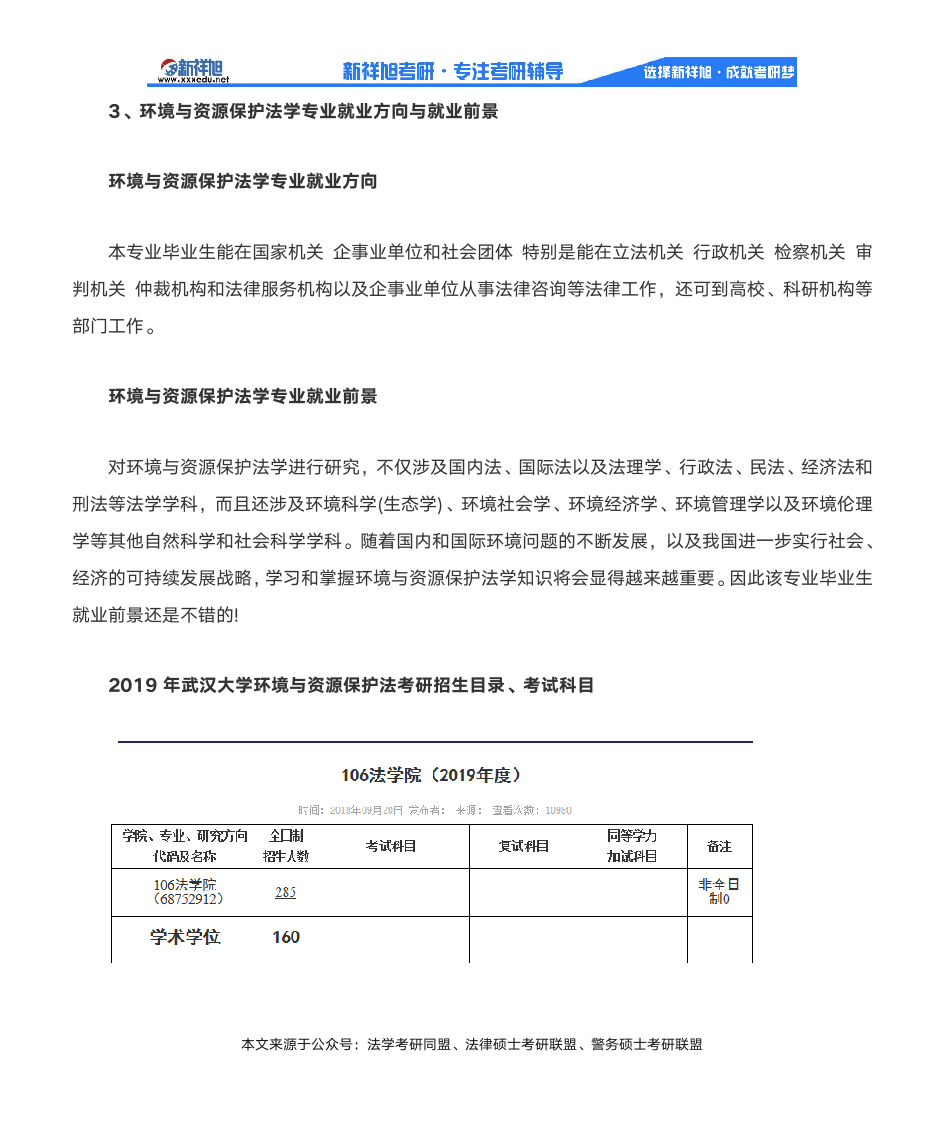 2020年武汉大学环境与资源保护法学考研参考书目、考研分数线汇总第4页