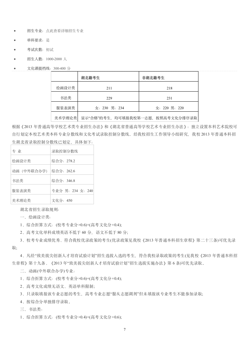 八大美院录取方式第7页