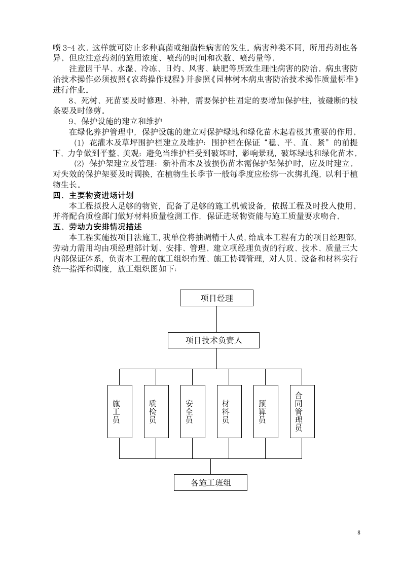 厦门杏林大桥绿化养护工程施工组织设计.doc第8页